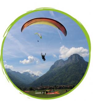 Parapente Lac du Bourget Biplace Sensation Plus