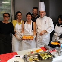 team cooking beaujolais