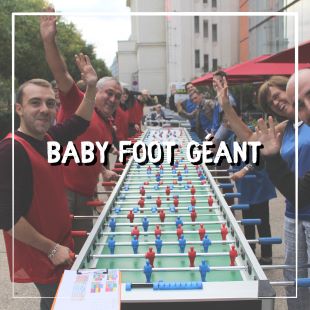 Baby foot géant